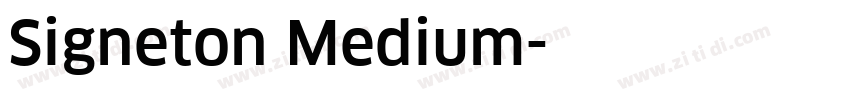 Signeton Medium字体转换
